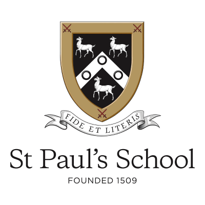 St Paul's School (one the world's most elite and prestigious all-boy public school) logo